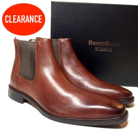 Clearance Other - Bacco Bucci Genuine Leather Men's Chelsea Boots